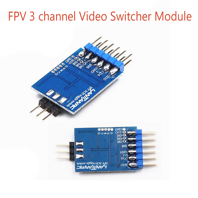 Drone Battery Plate - 1pc 3 channel Video Switcher Module