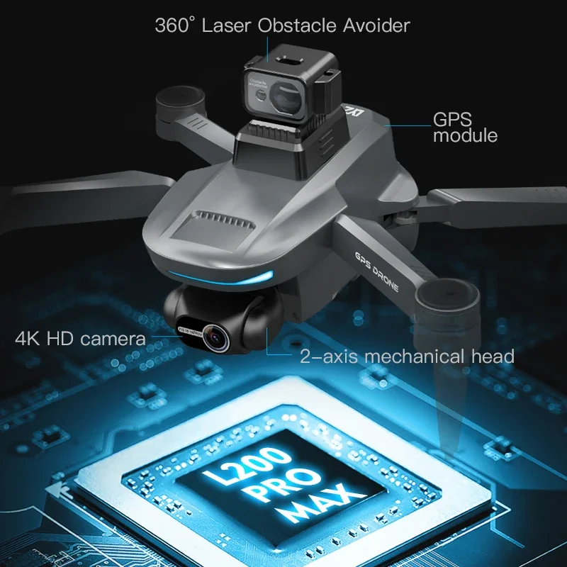 L200 PRO MAX Drone 4K 2-Axis P – Drone Battery Box Bewertung und Preis