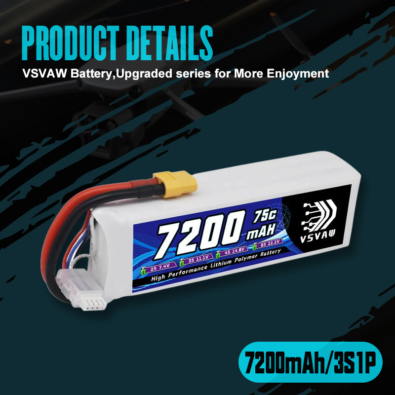 VSVAW 3S Lipo Battery 11.1V 72 – Drone Battery Plate Bewertung und Preis
