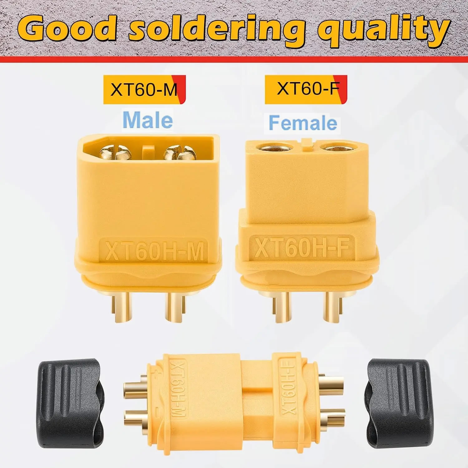 XT60 Connector Plug with Sheat – Drone Battery Connector Bewertung und Preis