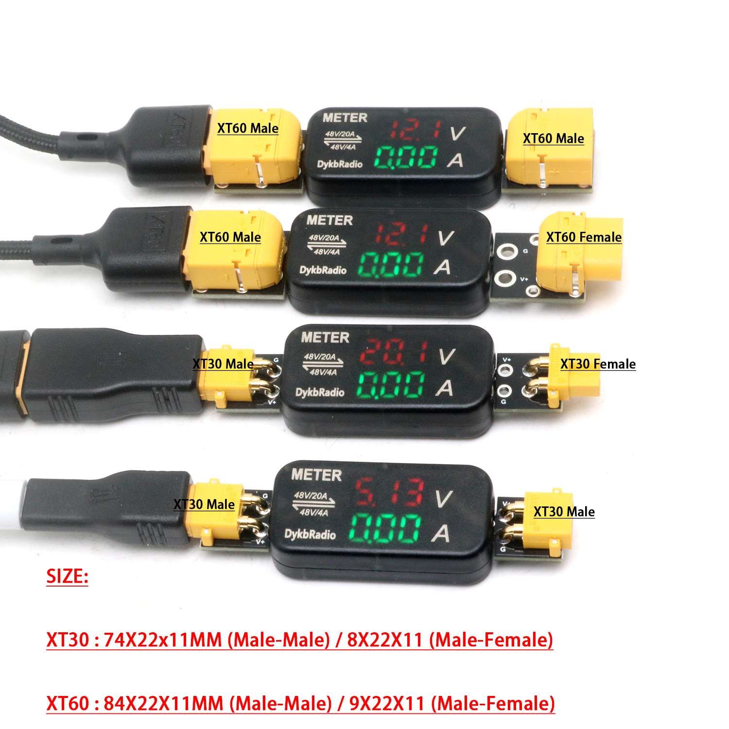 XT30/XT60 20A/4A DC Voltage Cu – Drone Battery Voltage Checker Bewertung und Preis
