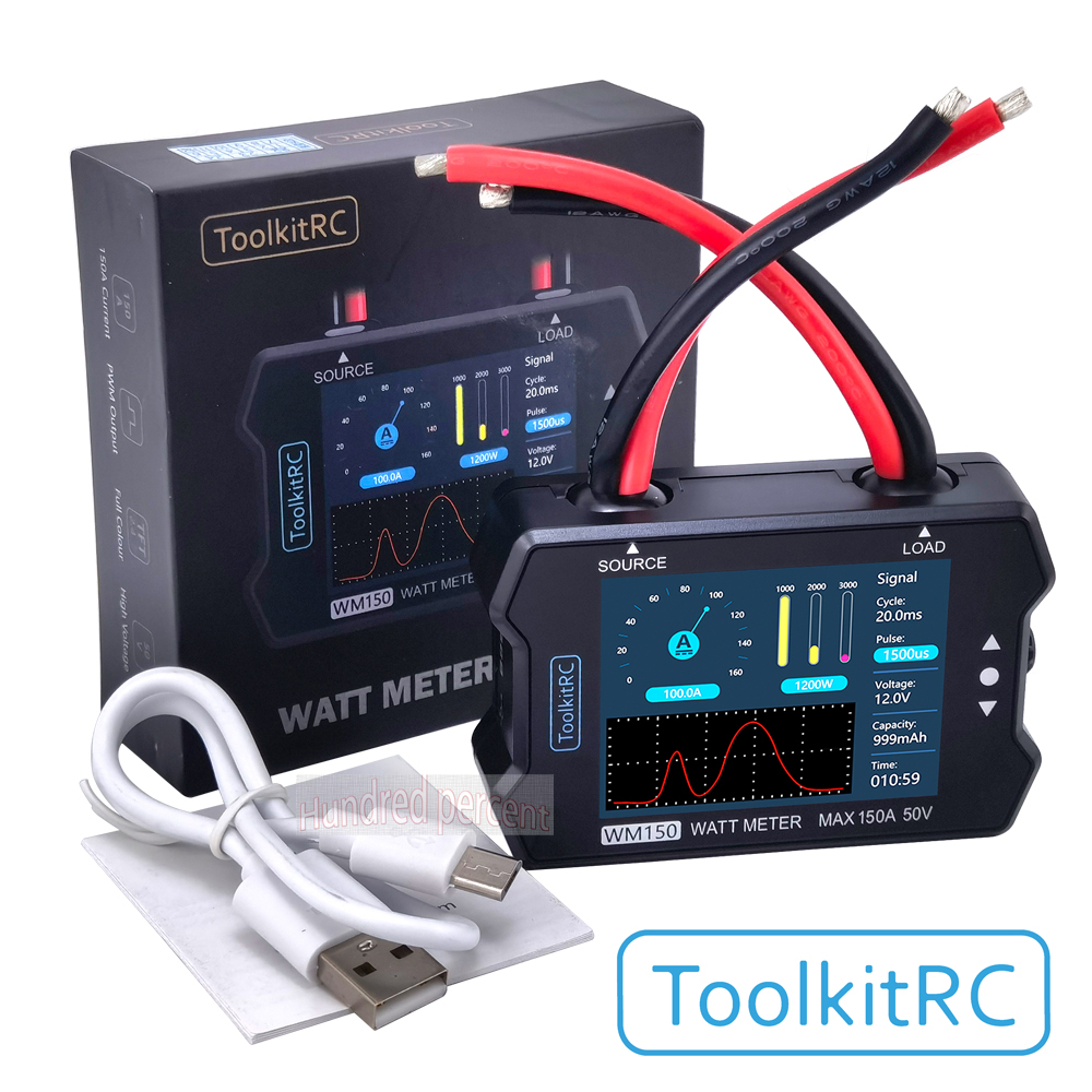 ToolkitRC WM150 150A 50V Watt  – Drone Battery Voltage Checker Bewertung und Preis