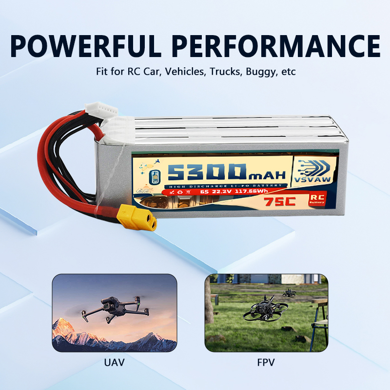 VSVAW 6S 5300mAh Lipo Battery  – Drone Battery 6S Bewertung und Preis