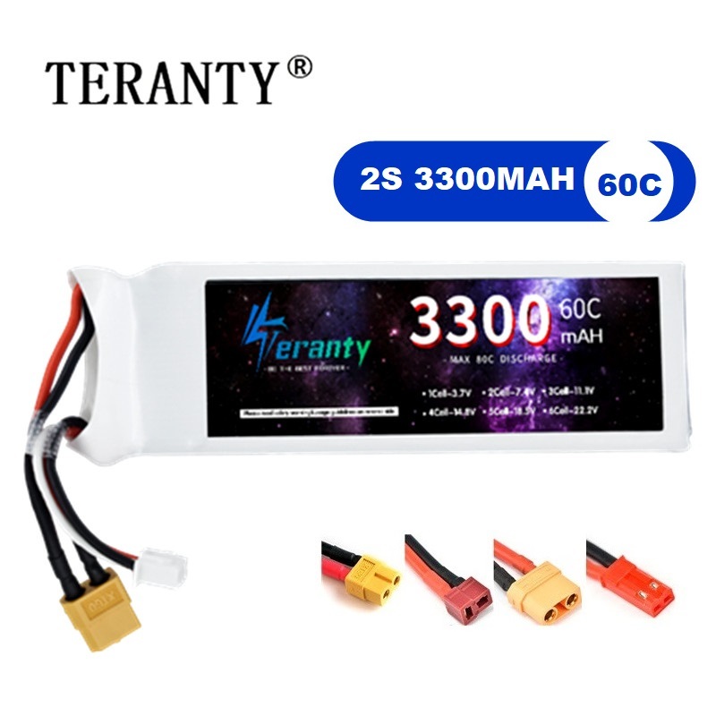 2S 7.4V LiPo Battery 3300mAh 6 – Drone Battery Connector Bewertung und Preis