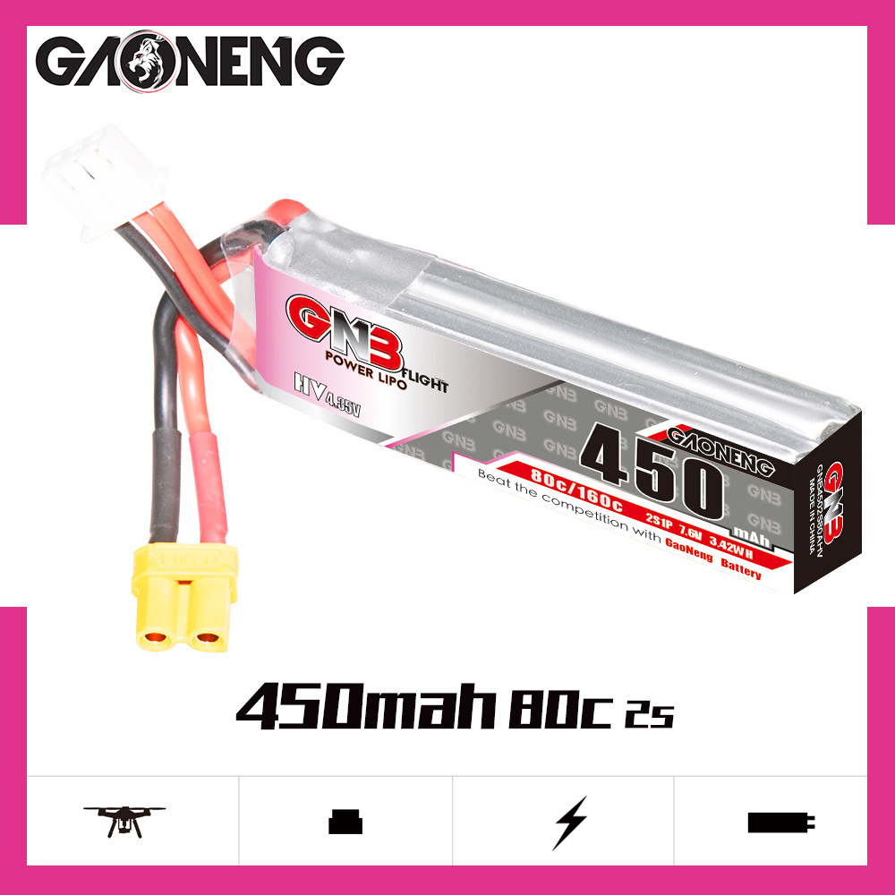 GNB LiPo Battery HV 2S 7.6V 45 – Drone Battery Plate Bewertung und Preis
