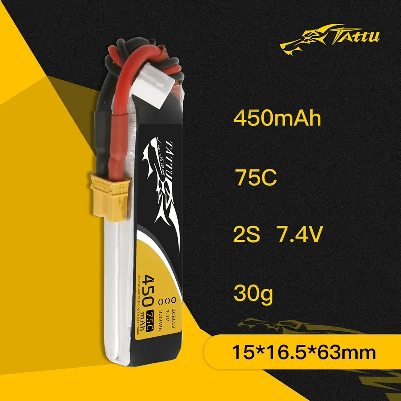 3Pcs NEW TATTU 450/500/550mAh  – Drone Battery Plate Bewertung und Preis