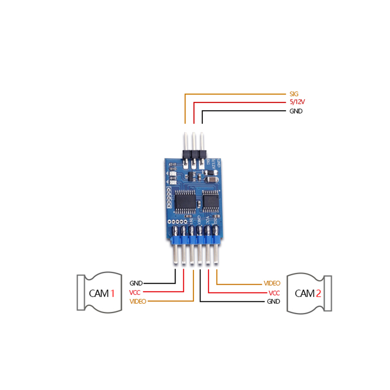 1pc 3 channel Video Switcher M – Drone Battery Plate Bewertung und Preis
